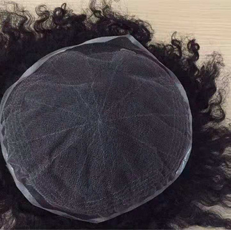 Afrcia curly toupee, afro toupee for black men,curly men toupee,indian men toupeeHN291